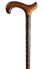 Exclusive Bamboo Carved Arts & Crafts Beech Derby Walking Stick