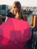 Fuchsia Folding Compact Umbrella by Anatole of Paris  SUZANNE
