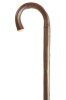 Chestnut Crook Handled Walking Stick - Long