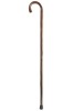 Chestnut Crook Handled Walking Stick - Long