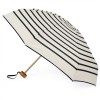 Navy Stripes Folding Compact Umbrella by Anatole of Paris  HENRI