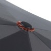 Two-Tone Automatic Opening Folding Umbrella - Grey & Copper