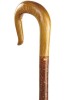 Handmade Scotland Oak Shepherd's Crook on Hazel Shaft