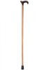 Extra Long & Strong Natural Wood Derby Walking Stick with Scorched Handle