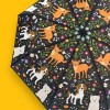 Garden of Puppy Dogs Auto O&C Folding Art Umbrella by Naked Decor