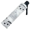 Music Notes Auto Open & Close Folding Umbrella - White