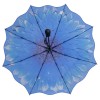 Stormking Auto Open & Close Folding Umbrella - Floral Collection - Blue Daisy