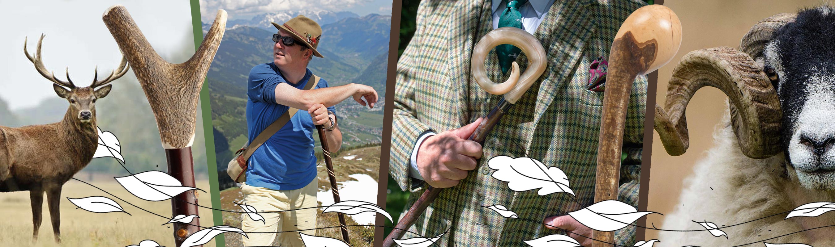 Country Walking Sticks Now available from Handmade Shepherds Crooks to Wooden Hiking Staves!