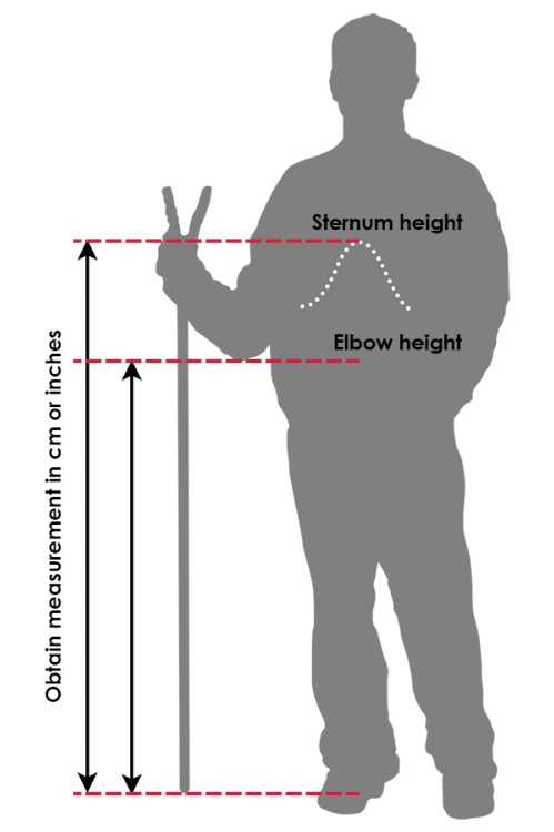 Measuring the Correct Height of a Walkingstick - TrueMobility