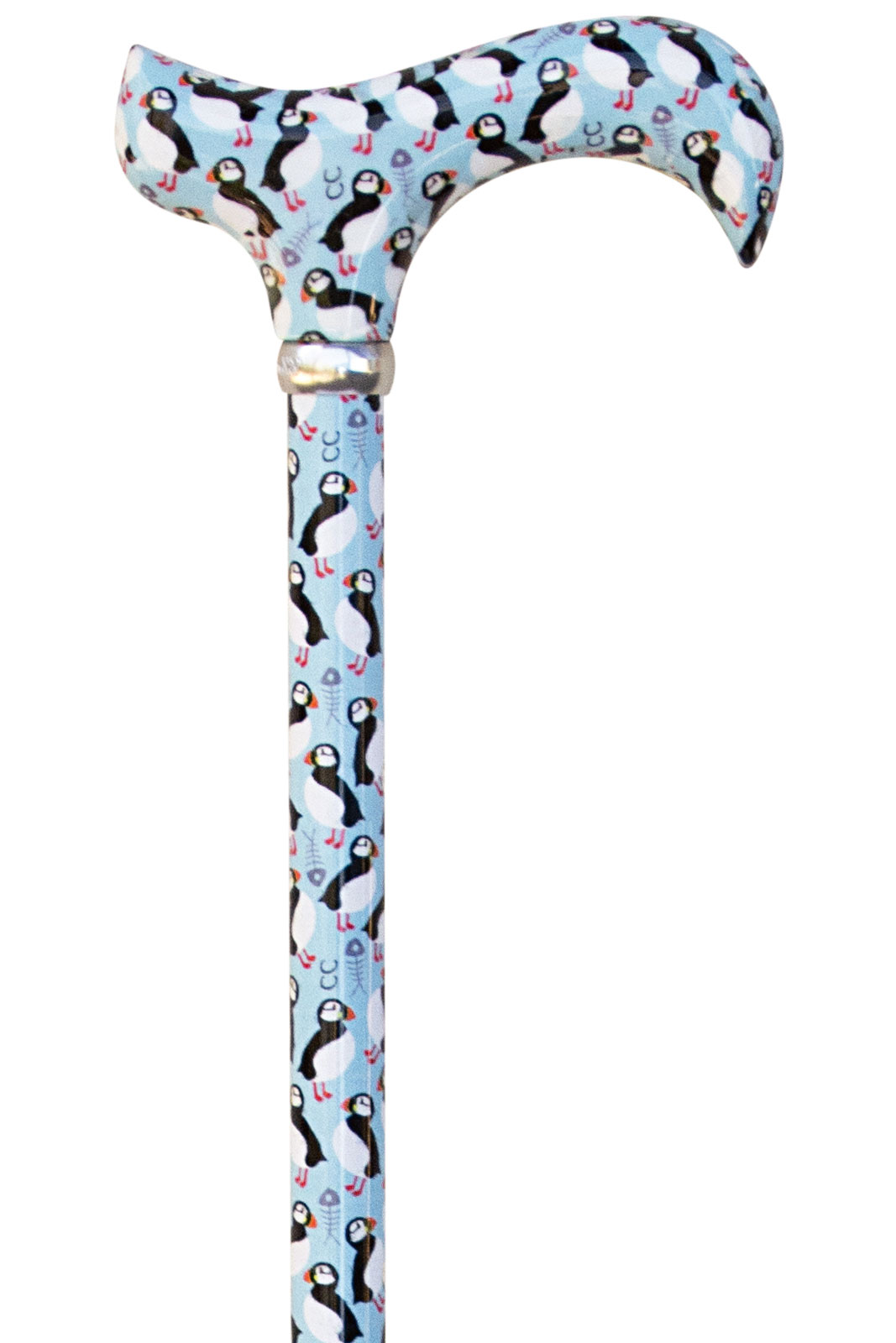 Classic Canes Puffins Derby Adjustable Walking Stick