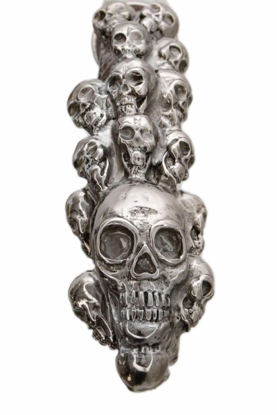 Skull Cluster Milord Collectors Cane by Pasotti