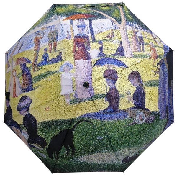Stormking Auto Open & Close Folding Umbrella - Art Collection - La Grande Jatte by Seurat